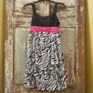 Girls Zebra Dress